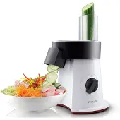 Philips Viva Colletion Salat Maker, 6 Scheiben, 200 W, Spühlmaschinenfest, Weiß (HR1388/80)