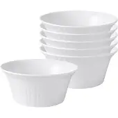 Villeroy & Boch Schale "Dessertschalen Cellini ø 12,5 cm 6er Set weiß", weiß, Schüsseln, Schale