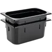 Aps GN 1/3 Behälter aus Polycarbonat, Gastronormbehälter aus robustem Material mit Skalierung in Liter, Maße (L x B x H): 32,5 x 17,5 x 15 cm, 5,3 Liter
