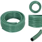 vidaXL Gartenschlauch Grün 0,6" 30 m PVC - Gartenschläuche