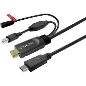 VivoLink PROUSBCHDMIUSBB5-CHARGE, 5 m, USB C, USB 3.2 Gen 1 (3.1 Gen 1), Schwarz
