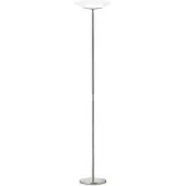 Knapstein Hochwertiger LED-Deckenfluter Mika in Nickel-Chrom