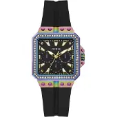 GUESS Damen Uhr Armbanduhr LIBRA GW0618L3 Silikon