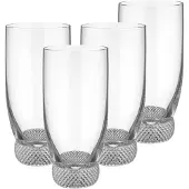Villeroy & Boch Bierglas "Biergläser Octavie 385 ml 4er Set transparent", bunt (transparent), Glas, Trinkgefäße, Bierglas