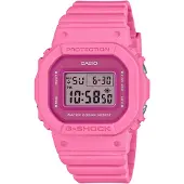 Casio Chronograph G-SHOCK, rosa (pink, pink, grau), Armbanduhren, Damen, pink, Chronograph, Quarzuhr, Armbanduhr, Damen, Herren, digital, bis 20 bar wasserdicht