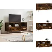 vidaXL TV-Schrank Räuchereiche 102x36x50 cm Holzwerkstoff - TV-Möbel