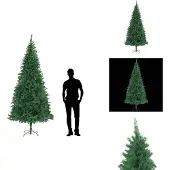 vidaXL Künstlicher Weihnachtsbaum 300 cm Grün - Weihnachtsbäume