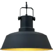 ROYALTECH Hängeleuchte Orema, schwarz, Ø 40 cm, Metall, E27