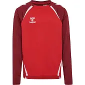 Hummel Kinder Langarm Top LEAD 2.0 CREW SWEAT KIDS 223749-3713 116 - True Red/Maroon - 116
