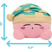 Tomy Kirby Nuiguru-knit Kirby Sleeping Mega 25 Cm Teddybär Rosa Rosa One Size