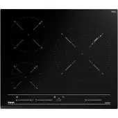Teka IZC 63015 MSS, Schwarz, Integriert, 60 cm, Zonen-Induktionskochfeld, Glaskeramik, 3 Zone(n)