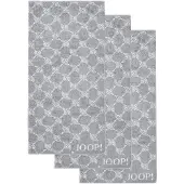 JOOP! Handtuch JOOP "Handtuch Classic / Infinity / Signature 3er Pack", grau (grau cornflower), B:50cm, Obermaterial: 100% Baumwolle CO., Handtücher, Handtuch