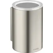 Hansgrohe AXOR UNIVERSAL Circular Zahnputzbecher, 42804800, Farbe: Stainless Steel Optic