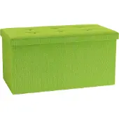 VCM Sitztruhe "Stoff Sitztruhe Sitzbank Aufbewahrungsbox Boxas", grün, B:76cm T:38cm, Obermaterial: 100% Textilmaterial TEXMAT., Sitzbänke, Sitztruhe