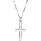 Elli Kette mit Anhänger "Halskette Kreuz Filigran Glauben Symbol 925 Silber" Gr. 45, silber, Halsketten, Damen, 45, ohne Stein, Silber 925 (Sterlingsilber), Kette mit Anhänger