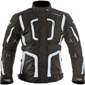 MUGENRACE Diane wasserdichte Damen Motorrad Textiljacke, schwarz, M
