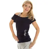Winshape Oversize-Shirt "WTR12", Damen, Gr. XS, blau (night blau), 90% Baumwolle, 10% Elasthan, U-Boot-Ausschnitt, Shirts Oversize-Shirt, Dance-Style