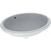 Geberit Unterbau-Waschtisch VariForm 56x46cm, o Hahnl., m ÜL, ov., we. K-Tect