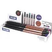 Milan Displaybox 24 Hb-graphitstifte Mit Radiergummi Copper-serie