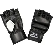 Hammer Sandsackhandschuhe "Premium MMA" Gr. 2, schwarz (schwarz, weiß), Boxhandschuhe, Kinder, 2, Obermaterial: 100% Rindsleder, Sandsackhandschuhe