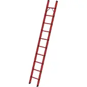 Günzburger Steigtechnik Sprossen-Anlegeleiter GFK ohne Traverse 10 Sprossen - 036010
