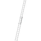MUNK Günzburger Steigtechnik MUNK Aluminium-Schiebeleiter 2-teilig ohne Traverse 2x12 Sprossen