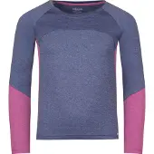 TROLLKIDS - Girl's Seiland Longsleeve - Funktionsshirt Gr 140 blau