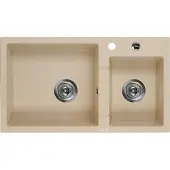Deante Granit Küchenspüle mit zwei Becken