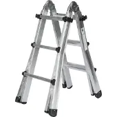 MUNK Günzburger Steigtechnik MUNK Gelenk-Teleskopleiter 4x3 Sprossen