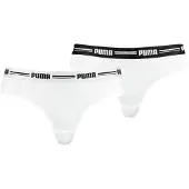 Puma Brasilslip "WOMEN BRAZILIAN 2P PACK" 2er Pack, Breiter elastischer Logobund