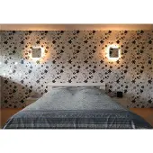 SLV Plastra LED-Wandleuchte aus Gips eckig 30x30cm