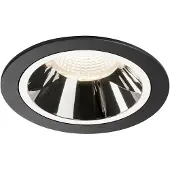 SLV 1003963 NUMINOS L DL, Indoor LED Deckeneinbauleuchte schwarz/chrom 4000 K 20°