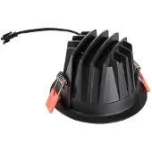 SLV 1003866 NUMINOS M DL, Indoor LED Deckeneinbauleuchte schwarz/weiß 3000 K 20°