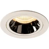 SLV 1003882 NUMINOS M DL, Indoor LED Deckeneinbauleuchte weiß/chrom 3000 K 40°