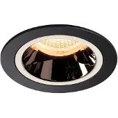SLV 1003849 NUMINOS M DL, Indoor LED Deckeneinbauleuchte schwarz/chrom 2700 K 55°