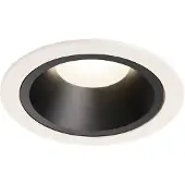 SLV 1003979 NUMINOS L DL, Indoor LED Deckeneinbauleuchte weiß/schwarz 4000 K 55°
