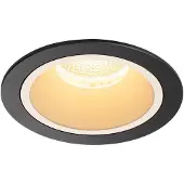 SLV 1003944 NUMINOS L DL, Indoor LED Deckeneinbauleuchte schwarz/weiß 3000 K 55°