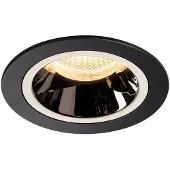 SLV 1003870 NUMINOS M DL, Indoor LED Deckeneinbauleuchte schwarz/chrom 3000 K 40°
