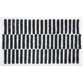 Schöner Wohnen Badematte "Barbados 231", schwarz (schwarzweiß), H:17mm, Baumwolle, Viskose, SCHÖNER WOHNEN-KOLLEKTION, Badematten, Badematte, kuschelweicher Badezimmerteppich, waschbar