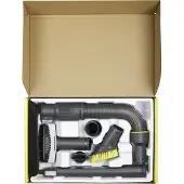 Nobrand RYOBI 4-tlg Düsen-Set, Fugendüse, Bodendüse, Rundpinsel, Universaladapter für Hand- & Bodensauger
