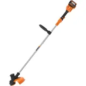 WORX Akku-Rasentrimmer "WG183E" Doppelfaden, verstellbarer Griff, inkl. 2 Akkus und Ladegerät