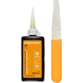Fiskars Pflegeset für Gartenschneidgeräte 4 Stk