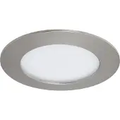 Briloner LED Einbauleuchten 3er Set Flat In 8W 800lm 4000K IP44 Matt-Nickel Ø12 cm Einbaustrahler