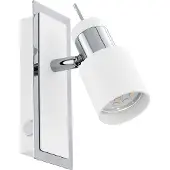 Eglo LED-Spot Davida 16,5 cm Metallgrau mit weiß