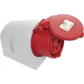 REV 0510600555, 3P+N+PE, Grau, Rot, IP44, 400 V, 16 A
