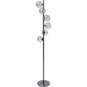 Kare Scala Balls Stehleuchte, 6fl, Marmorfuß, grau
