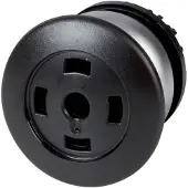 Eaton Electric GmbH Pilzdrucktaste schwarz blanko M22-DP-S-X