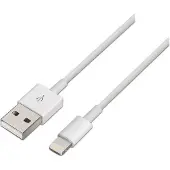 Aisens A102-0035, 1 m, Lightning, USB A, Männlich, Männlich, Weiß