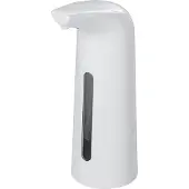 Wenko Desinfektionsmittelspender "Larino", weiß, B:9cm H:21,5cm L:13cm, Kunststoff, Dosierspender, Desinfektionsmittelspender, mit Infrarot-Sensor, Füllmenge 400 ml