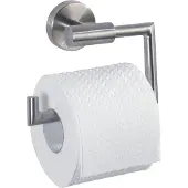 Wenko Toilettenpapierhalter "Bosio", silber (edelstahlfarben), B:15cm H:10,5cm L:6,5cm, Edelstahl, Toilettenpapierhalter, Toilettenpapierhalter, Edelstahl, rostfrei